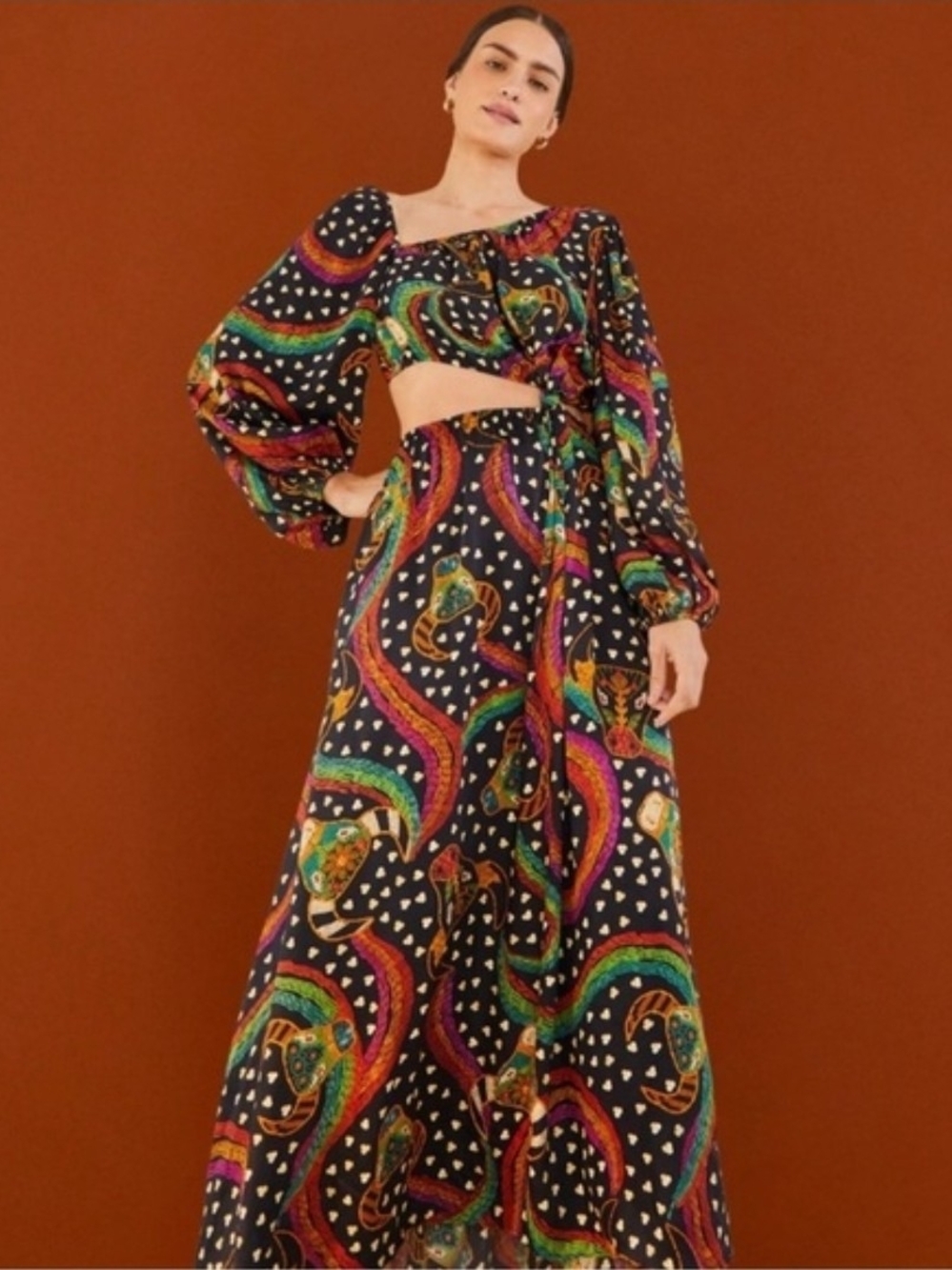 Farm Rio Rainbow Oxen Dress